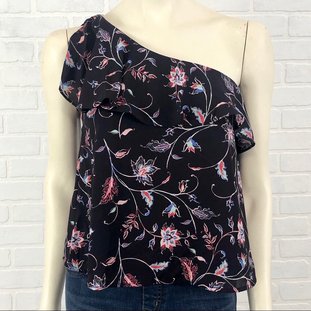 ASTR off the shoulder ruffle floral top NWT